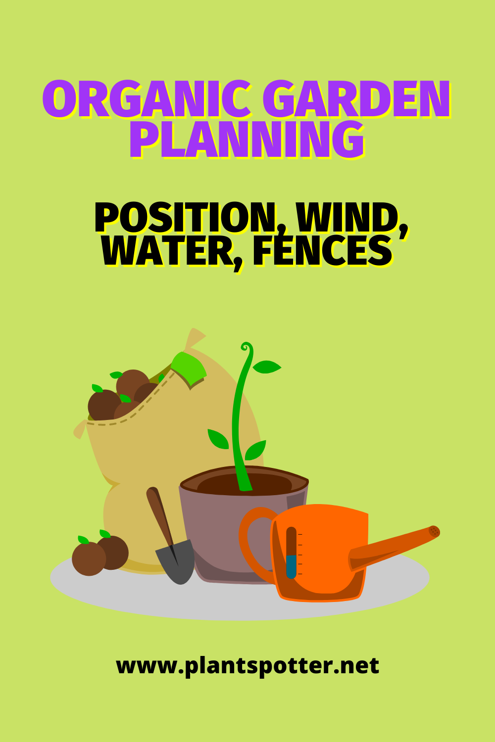 Organic Garden Planning: Position, Wind, Water, Fences